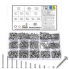465 Piece Rounded Head Hex Screws with Nuts Set, Allen