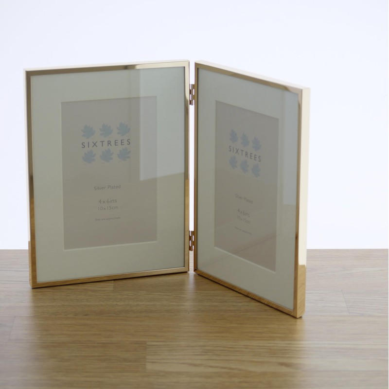 Sixtrees Park Lane 275346D(MIF) Polished Gold Metal Folding 4 x