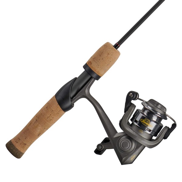 Berkley Lightning Ice Fishing Combo, Black, Grey, 28" - Medium