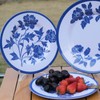 Melamine Dinnerware Set 12-Piece for 4 Dish Set Plates Bowls