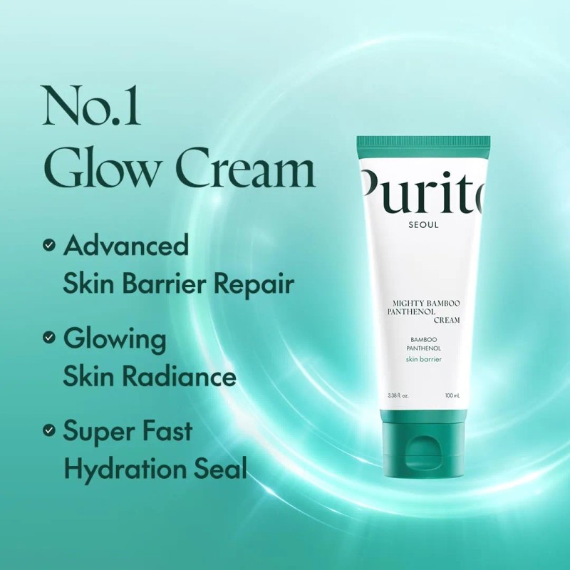 Purito Mighty Bambú Panthenol Crema Facial 100 Ml Todo Tipo