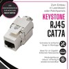 KOSCOM CONNECT Keystone Module CAT7 | STP RJ45 Panel Socket