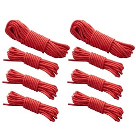 LALPHA Guy Rope, Paracord, Tent Rope, Guy Line, Tarp Rope, Reflective, 22.8 ft (10 m) Twine Rope, 14.8 ft (4 m) Rope, 6 Pieces