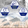 Dishwasher Door Fixing Kit to the Front Panel 45 cm
