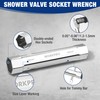 WORKPRO 9-Piece Shower Valve Socket Wrench Set with Bar Handle,