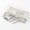 Midori 41833006 Pen Case, Mesh Pen Pouch, Gray A