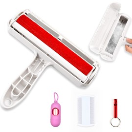 Ruayia Dog Hair Remover, Cat Hair Remover, Lint Remover for Pet Hair, Pet Hair Remover for Clothes, Furniture, Cat Bed, Lint Brush for Cats, Dog Hair