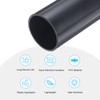 MECCANIXITY 2 Inch PVC Rigid Tube Round Pipe Tubing Hardware