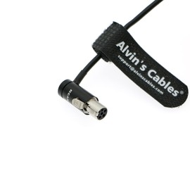 Alvin's Cables Low-Profile TA5F to Dual TA3M Audio-Cable for Wisycom-MCR54| Lectrosonics-DCHR-Receiver LP Mini-XLR-5 Pin Female to Two LP Mini-XLR-3 Pin Male Splitter Cable for Canon-C70 Camera