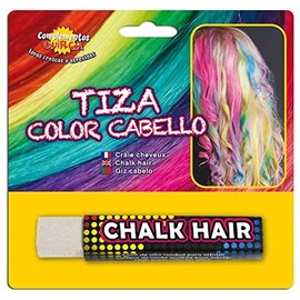 Guirca Fiestas GUI15600 Hair Colour Stick Blister Pack White