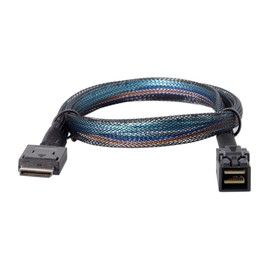 NFHK OCuLink PCIe PCI-Express SFF-8611 4i to SFF-8643 SSD Data Active Cable 50cm
