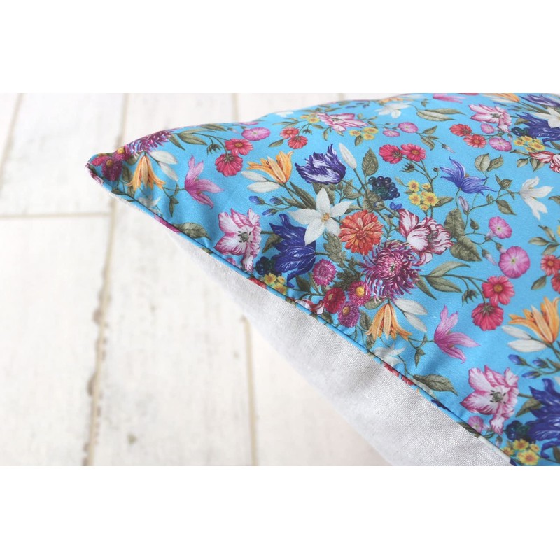 DDintex Floret LONDON Cushion Cover Statelly Bouquet Blue 45x45cm [With