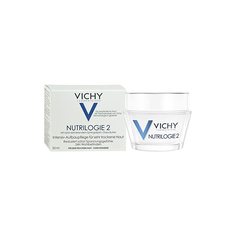 Vichy Nutrilogie 2 Crema Hidratante Intensamente para Pieles Muy Secas,