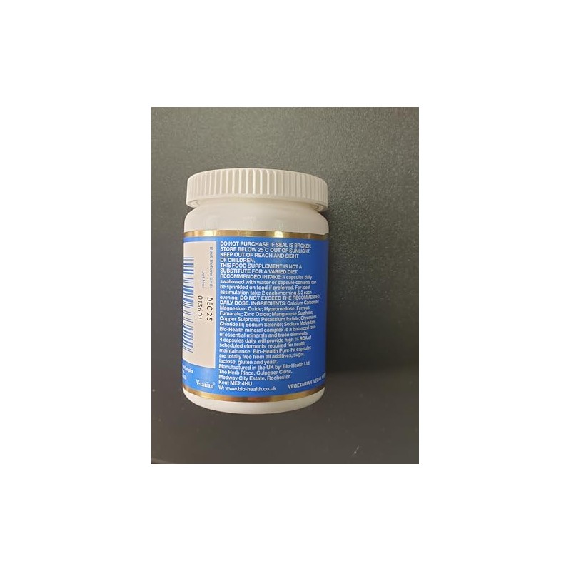 Bio-Health Extra Mineral Complex Food Supplement for General Health, Multi