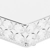 Crystal Tray Mirror Hex Shaped Multifunctional Dessert Pastry Fruit Storage