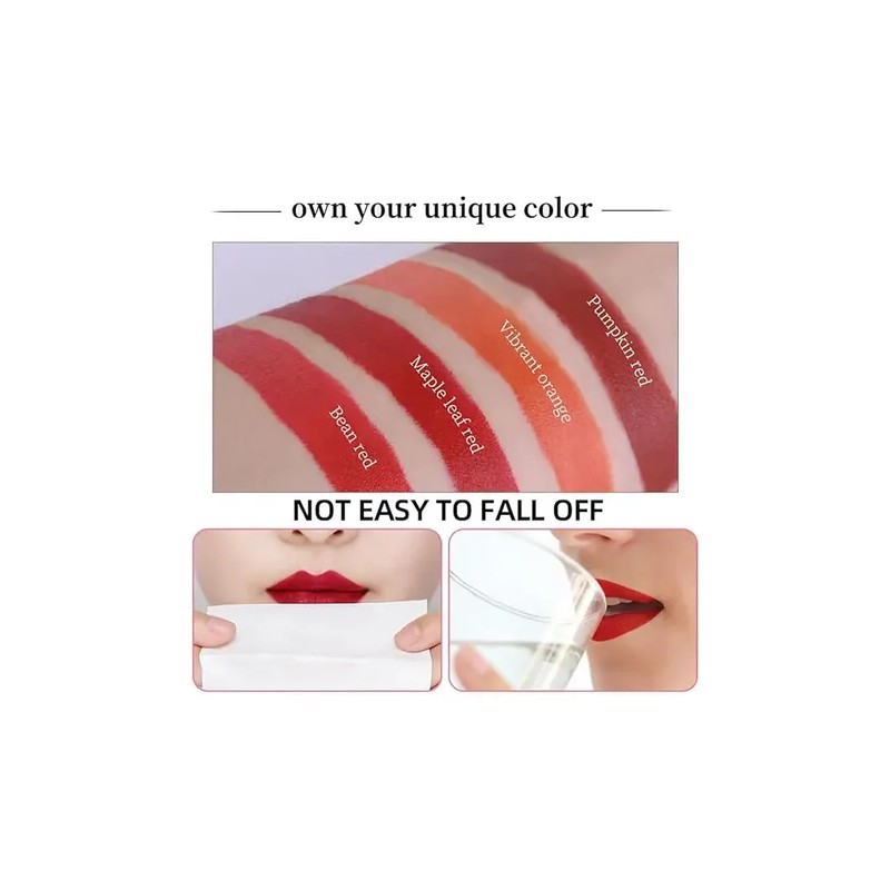 Kit Labiales Mate Lana Del Rey 4 Tonos De Rojo