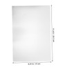 CAXUSD 3pcs Blank Aluminum Sheet for DIY Craft Projects Metal