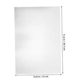 CAXUSD 3pcs Blank Aluminum Sheet for DIY Craft Projects Metal Engraving Plates for Sublimation and Signage Versatile Craft Supplies for Industrial Personal Use