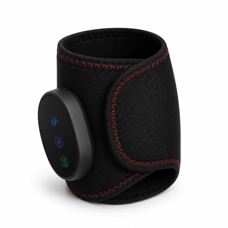 Portable Heated Foot Massager for Relaxation – Wireless Vibration Massage