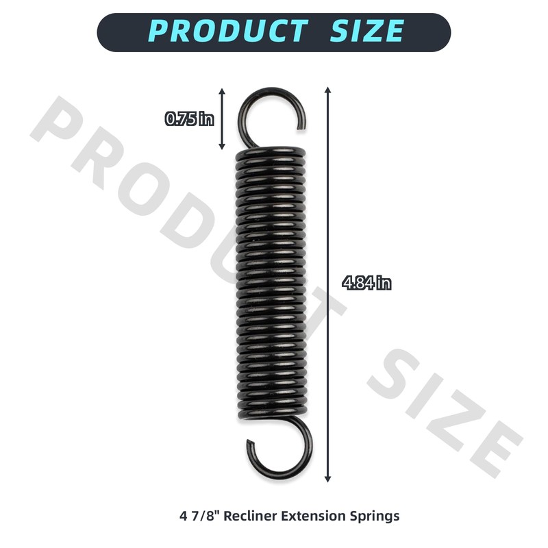 YeuauTa 4 7/8 inch Recliner Mechanism Extension Springs, Recliner Mechanism,