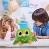 Green Owl Plush Toy, Soft Cartoon Owl Throw, Cushion Plush