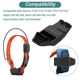 Charger for Garmin TT15 TT15X TT10 T15 T5, Charging Clip Cable for Garmin Dog Training Collar Accessories