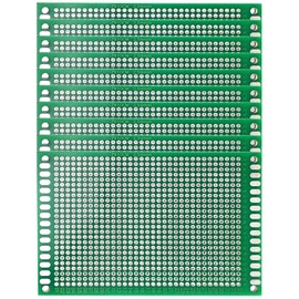 Eagles 10PCS 7x10 cm Double Sided PCB Board,Tinned Prototype Diy Universal FR4 Printed Circuit PCB Board Protoboard pcb kit Compatible with Arduino Kits