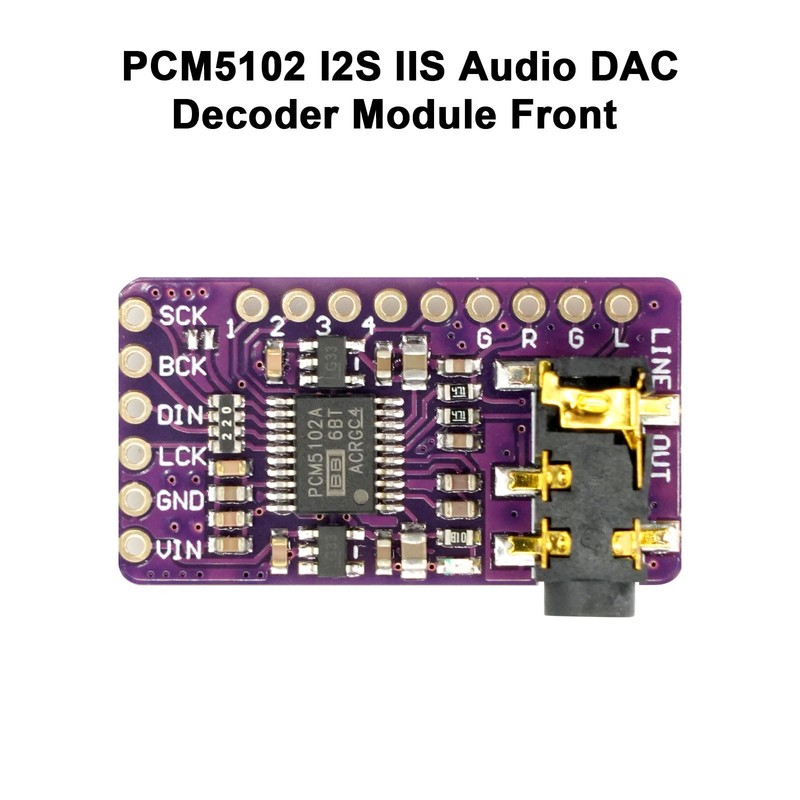 PCM5102 I2S IIS Lossless Digital Audio DAC Decoder Module AYWHP