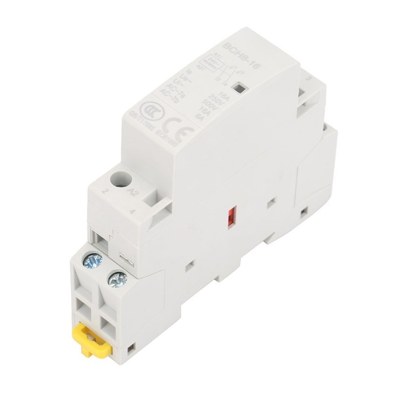2P 16A 24V 1NO 1NC 50/60HZ Din Rail Household AC Contactor