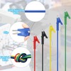 ALAMSCN 5PCS Crocodile Test Leads Double Ended Alligator Clips with