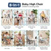 Cowiewie 8 in 1 Baby High Chair for Babies &