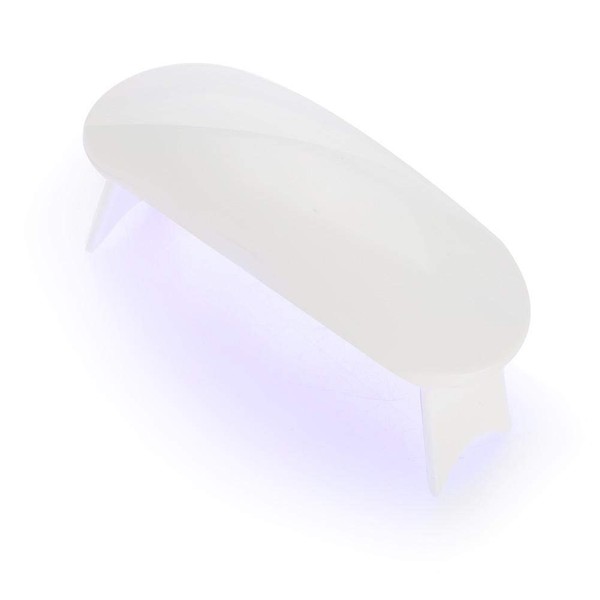 Mini UV Secador de uñas, Lámpara de uñas UV portátil 6W Máquina de terapia de luz UV Portátil Mini Lámpara de uñas LED Secador de uñas Herramientas de esmalte de uñas