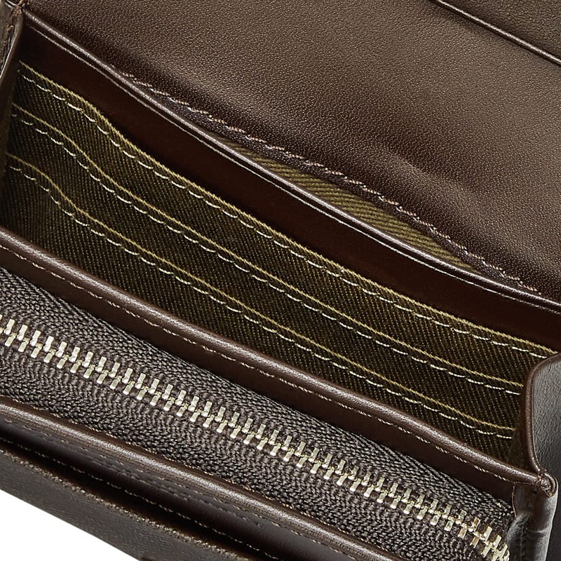 Catherine Hamnet London Prism Bi-Fold Wallet, Premium Domestic Cow Leather,