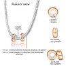 DALARAN 925 Sterling Silver Spacer Bead Charm Stopper for Women,