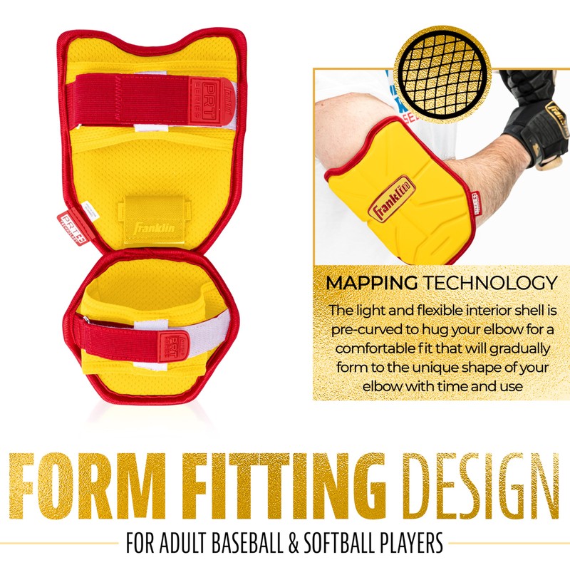 Franklin Sports Baseball Elbow Guard - PRT Series Adult Baseball