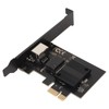 PCIe Network Card 10/100/1000/2500Mbps Gold Plated Pin Aluminium Alloy Gigabit