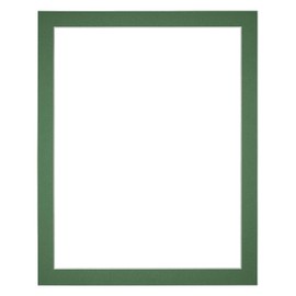 Passe-Partout Photo Frame Size 60x70 cm - Photo Size 55x65 cm - Green Forest