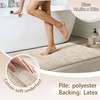 Non-Slip & Super Absorbent Bath Mat, 32x20 Inch Large Microfiber