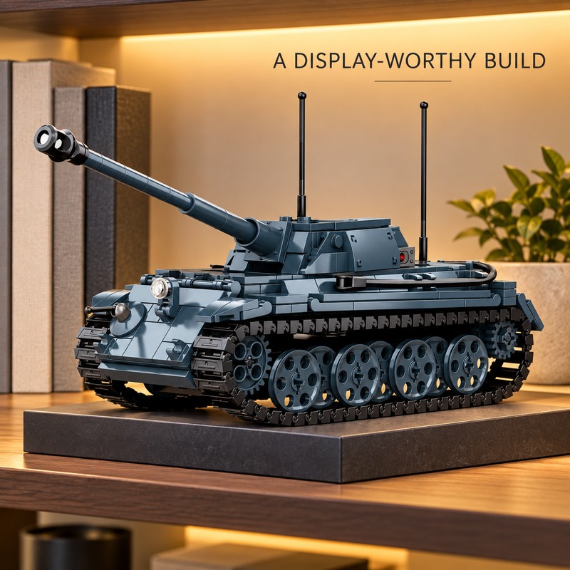 Military Armored Vehicle Building Block Model Kits, Small Brick Construction