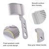 Hysgscwd 3Pcs Barber Fade Combs, Fade Hair Trimming Guide for