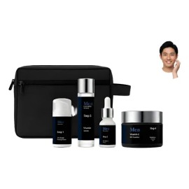 Kit Rutina Skincare Para Hombre Con Vitamina C Antiedad                                                                                               