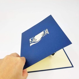 POP CARD EXPRESS Bicycle Racing Cards - Birthday Card, Anniversary Card, Retirement Card, Thank You Card for Husband Son Daughter Wife (Bicycle Racing Pop Up Card)