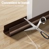 ACEGRE Weather Stripping 36 Inch Grey (2-Pack) - Door Seal