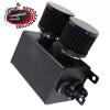 VEHITO 10AN 2 Port Dual Breather Filter Baffled Oil Catch