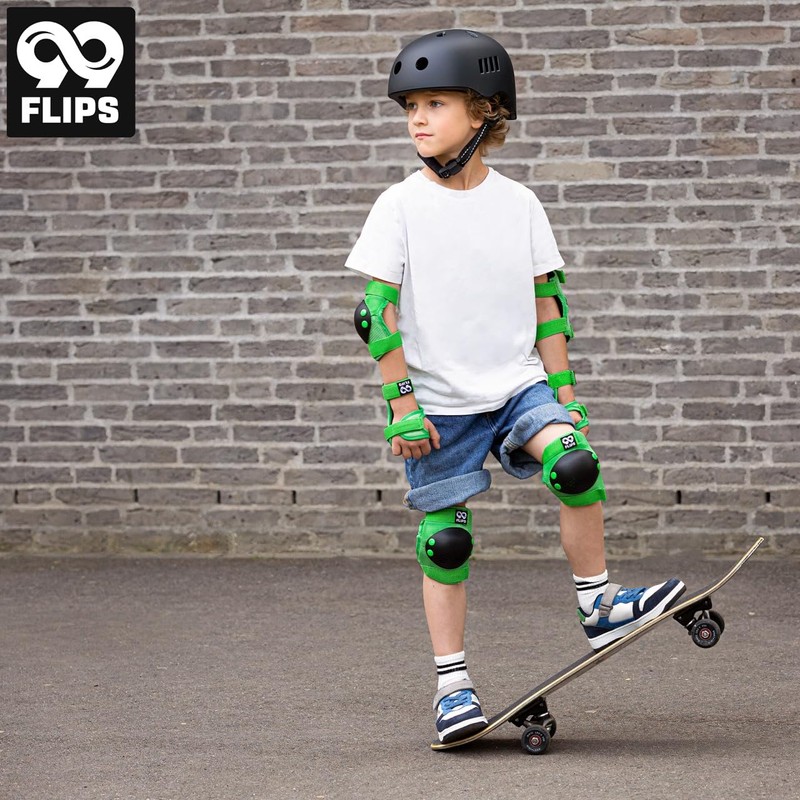 99FLIPS Kids Knee and Elbow Pads for Children - Kids