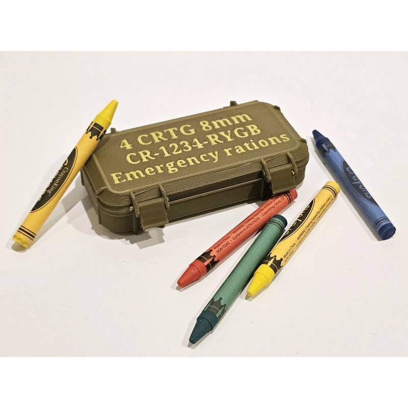 Crayon Eater USMC tactical Ammo Case Gag Funny Gift Marine
