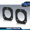 PIT66 Front 0.5" Leveling 1/2" Lift Spacers Compatible with Jeep