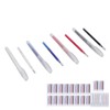 100Pcs Heat Erase Pens Erasable Smoother Writing Various Colors Fabric