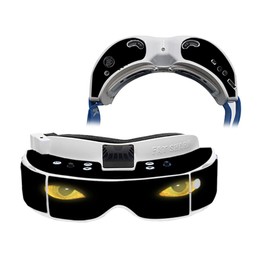 MightySkins Skin Compatible with Fat Shark Dominator V3 - Cat Eyes | Protective, Durable, and Unique Vinyl Decal wrap Cover | Easy to Apply, Remove, and Change Styles | Made in The USA