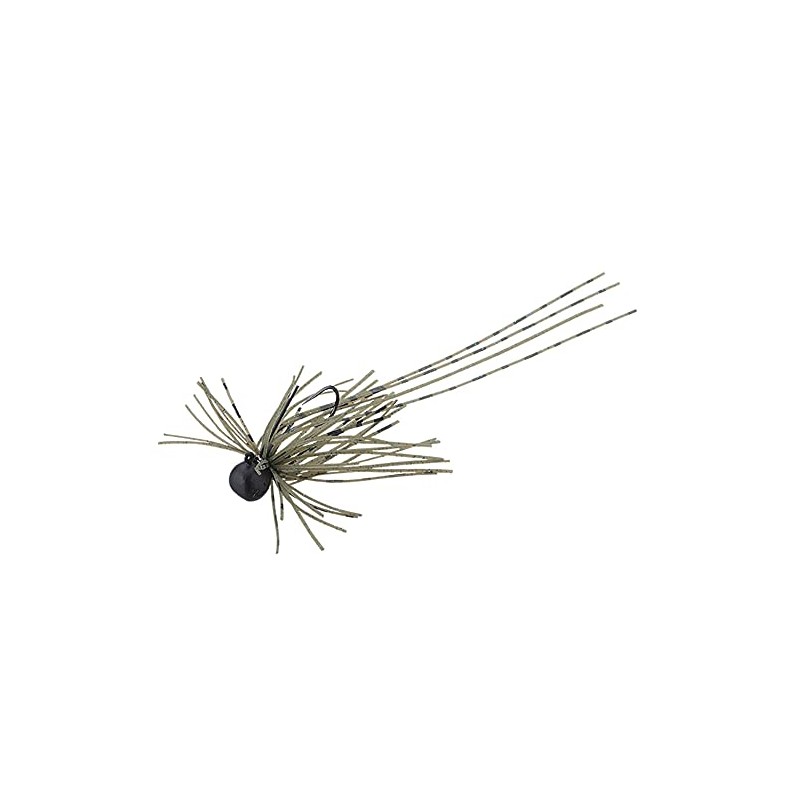 JACKALL Shaggy 0.07 oz (1.8 g) Green Pumpkin Blue Flake